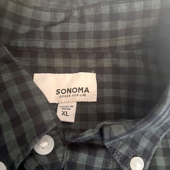 Men's Sonoma Long Sleeve Button Up Shirt - Size XL - Picture 2 of 5